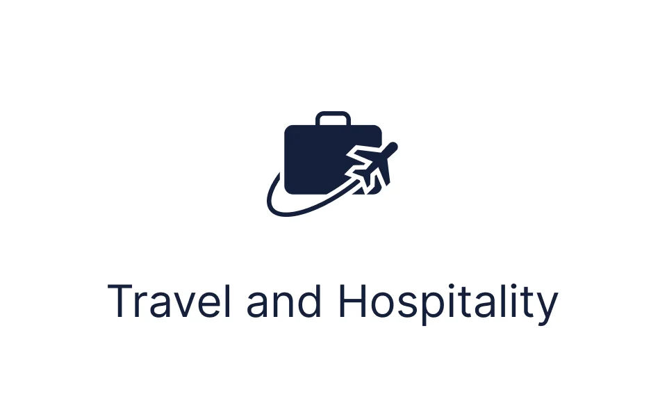 Travel and hospitality industry solutions