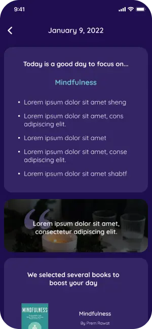 Unfold app screens on mobile
